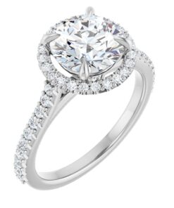 Halo-Style Engagement Ring