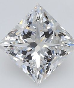 VS2 E 3.1 ct PRINCESS Lab-Grown